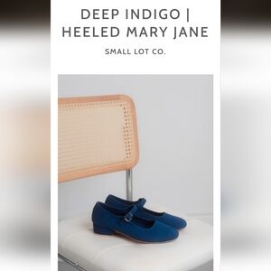 Small Lot Co Deep Indigo Heeled Mary